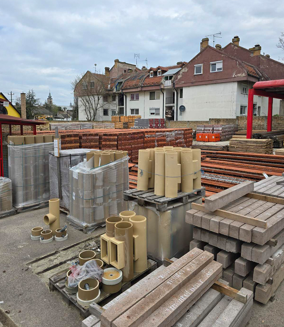 Širok asortiman građevinskog materijala u stovarištu Dubrava